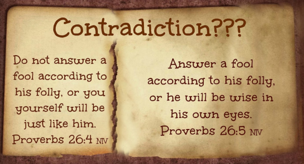 alleged Bible contradictions